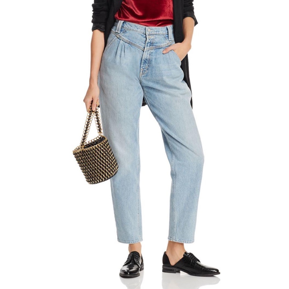 MOTHER SUPERIOR The Pleated High Waisted Jean 29 - Picture 2 of 13